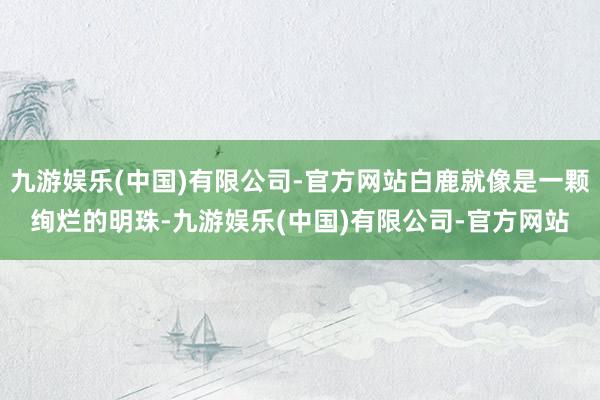 九游娱乐(中国)有限公司-官方网站白鹿就像是一颗绚烂的明珠-九游娱乐(中国)有限公司-官方网站